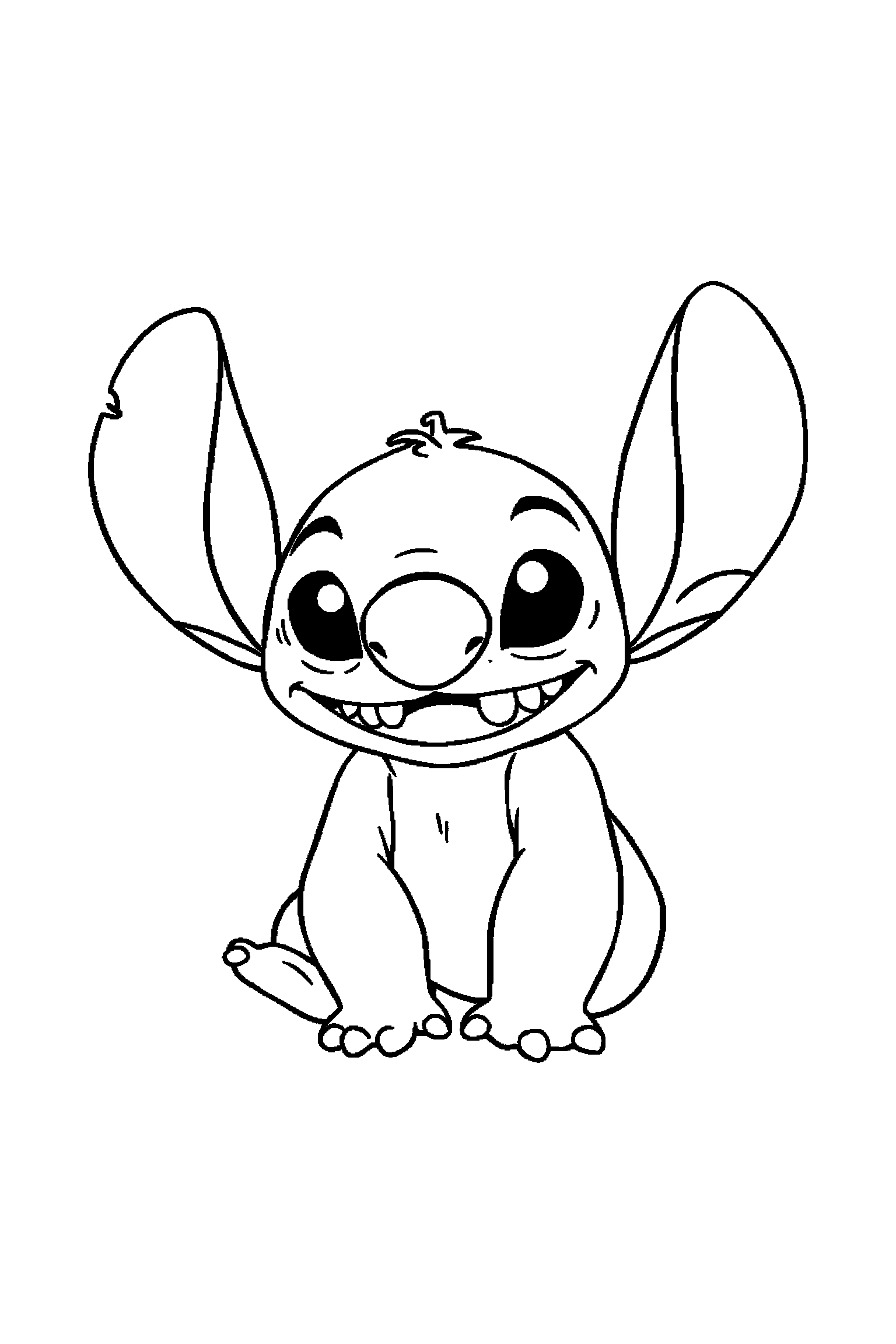 Coloriage Stitch gratuit à imprimer : coloriage avance a imprimer