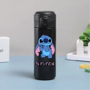 Gourde Stitch 420ML Thérmique Noir