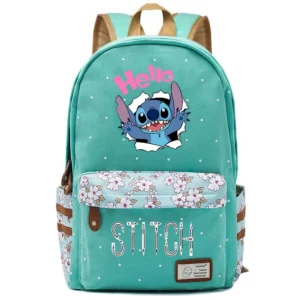 Sac d’École Stitch Vert