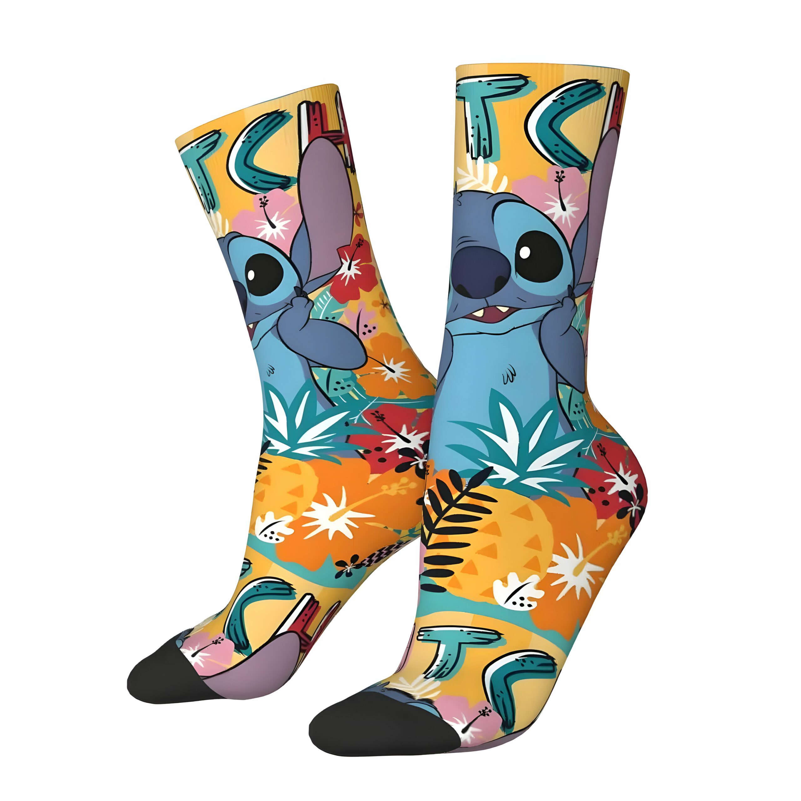 Chaussettes Stitch motif tropical – Image 5