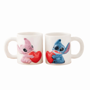 Mug Stitch et Angel en céramique
