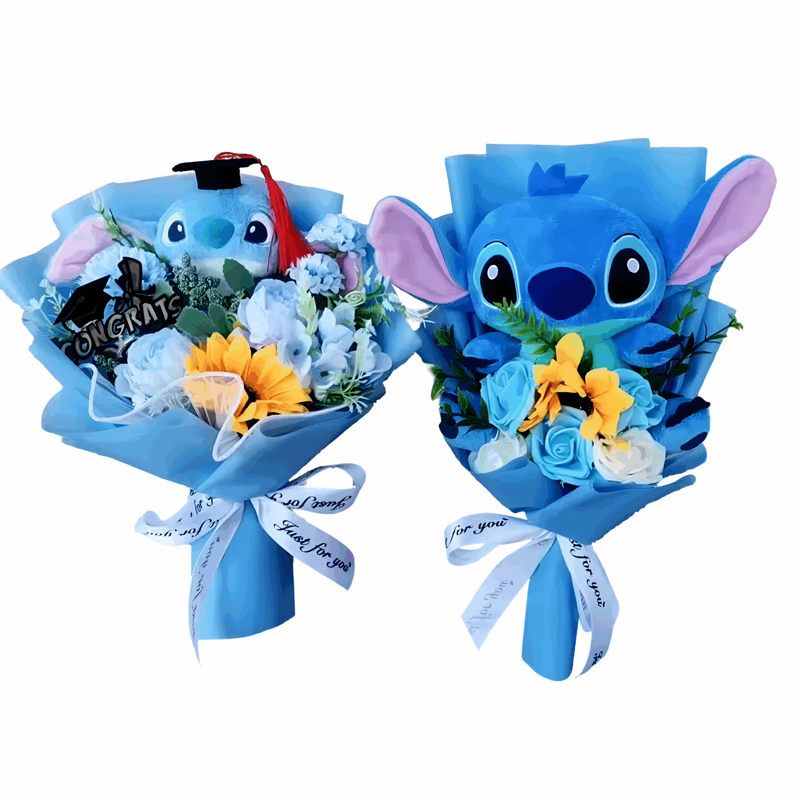 Bouquet Stitch Saint-Valentin 35-40 cm