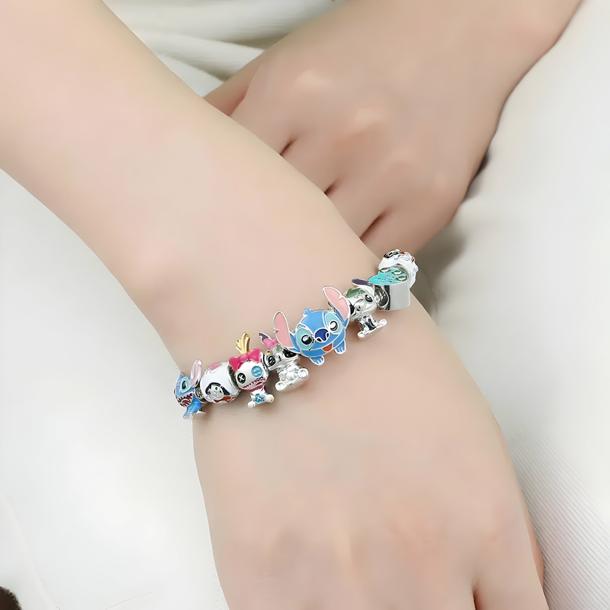 Bracelet Stitch en métal – Image 4