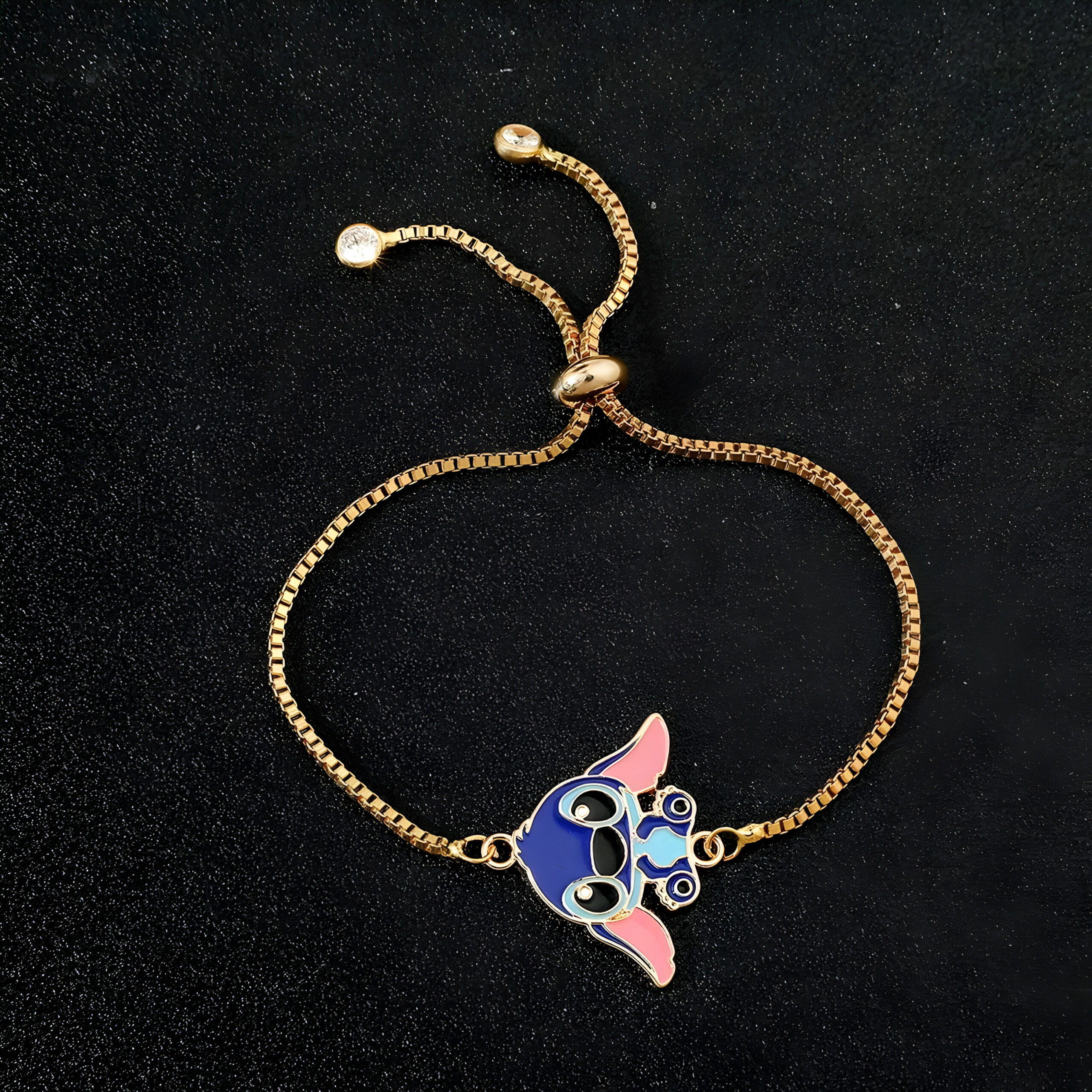 Bracelet Stitch chaîne dorée – Image 4