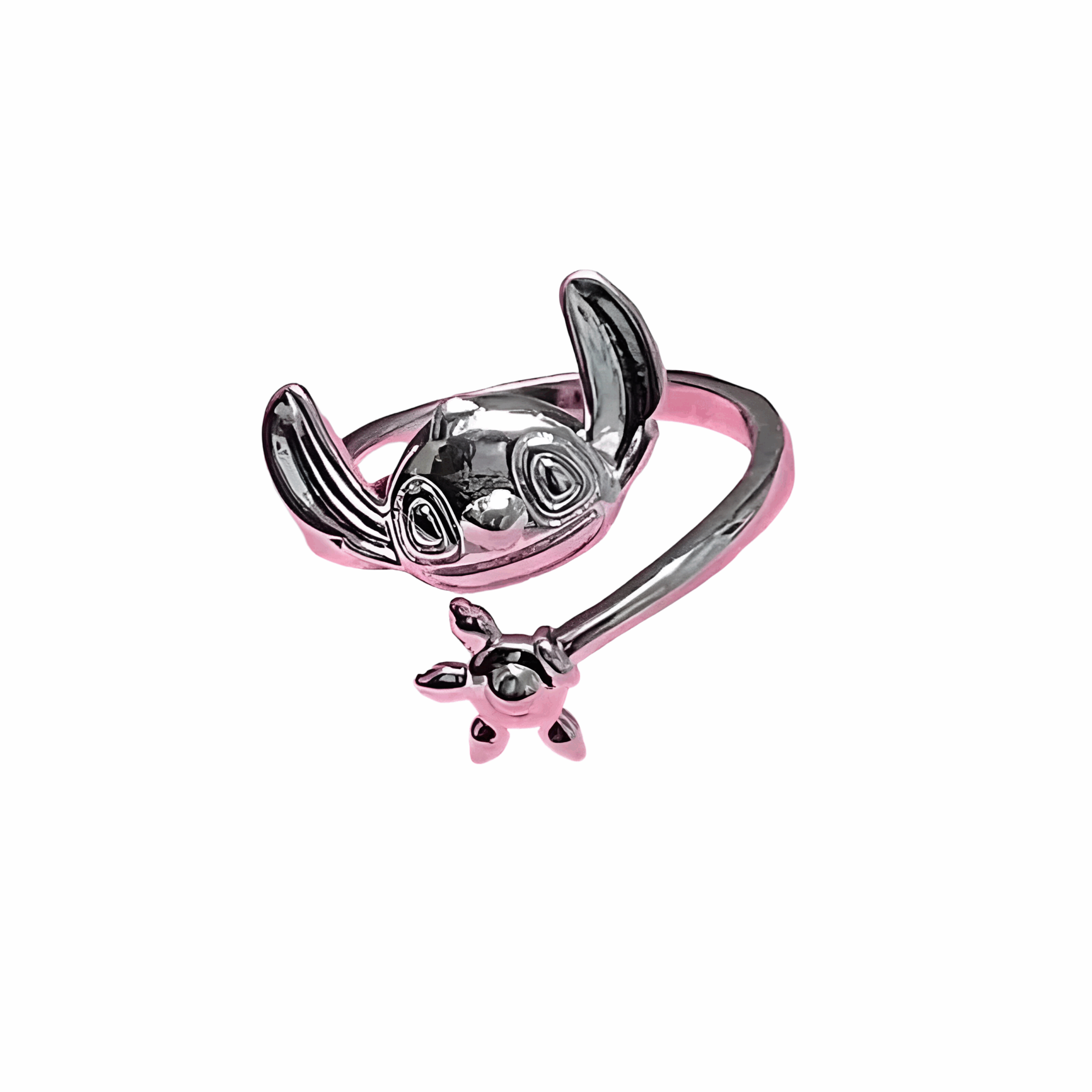 Bague Stitch ajustable en métal