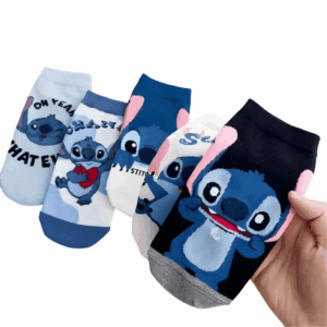 Lot 5 paires de chaussettes Stitch