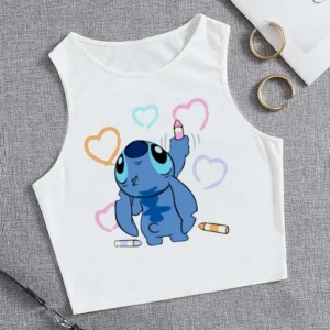 Débardeur Stitch crayons pastel pour Femme