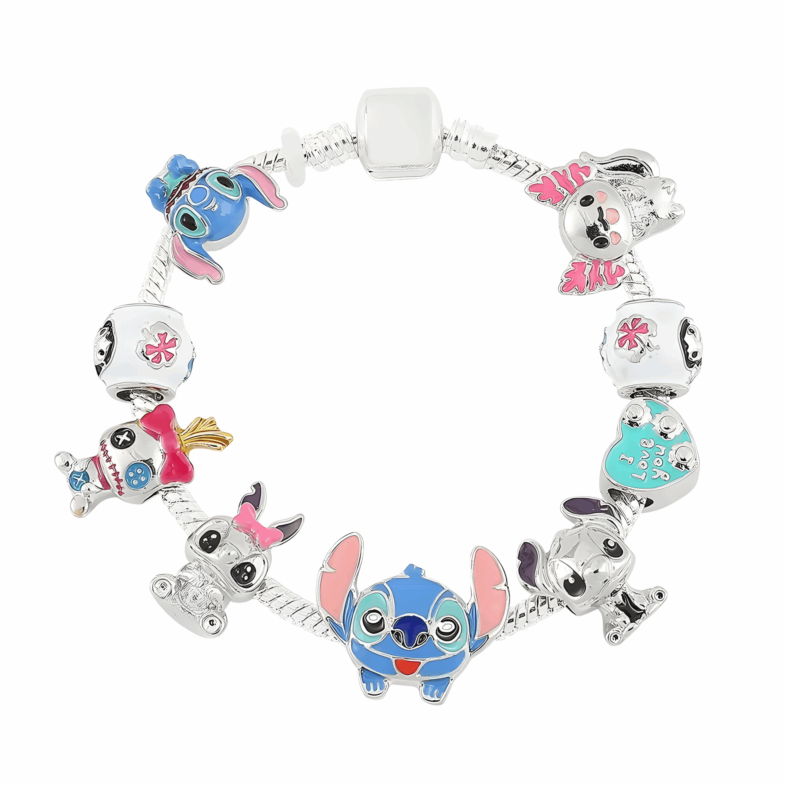 Bracelet Stitch en métal