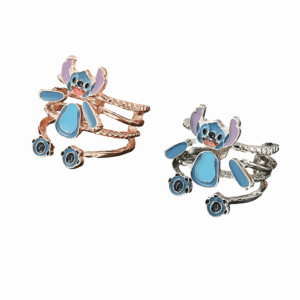 Bague ouverte Stitch ajustable