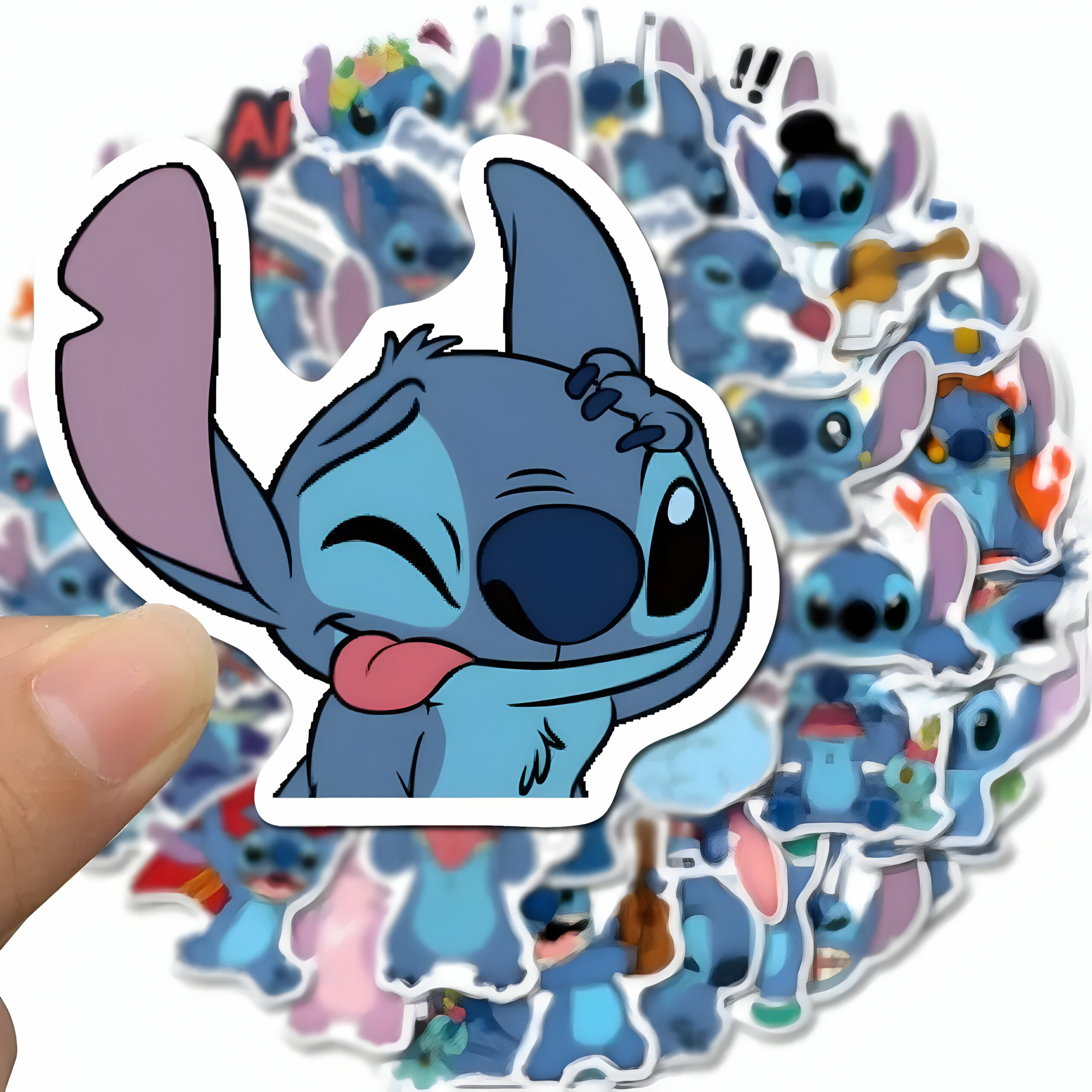 Autocollants Stitch en lot de 50 – Image 3