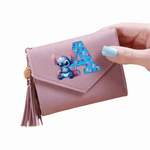 Porte-monnaie Stitch lettre carré