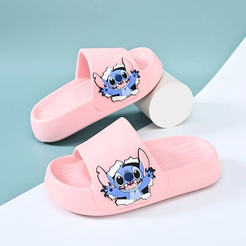 Claquettes Stitch Unisex déchirure bleu