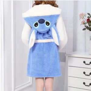 Peignoir Stitch en Velours Stitch pour Femme