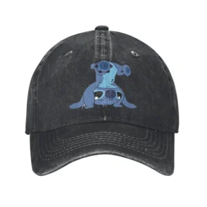 Casquette de Baseball Stitch Noir