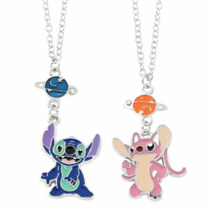 Collier Stitch et Angel couple 2 pièces