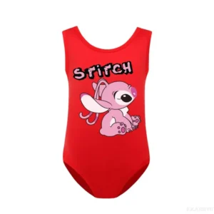 Maillot de Bain Stitch Une Pièce Angel Rouge
