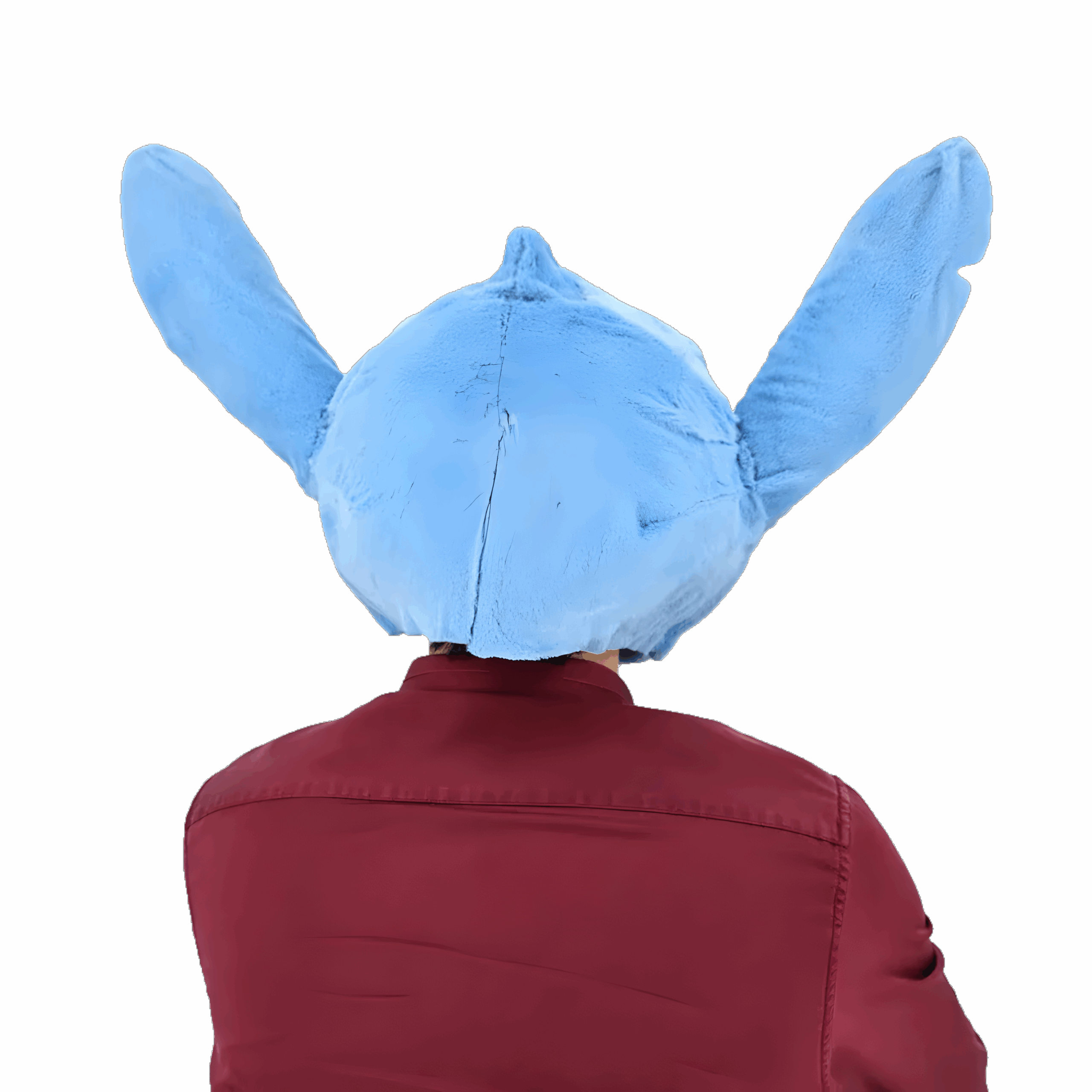 Masque de déguisement Stitch en peluche et latex – Image 4