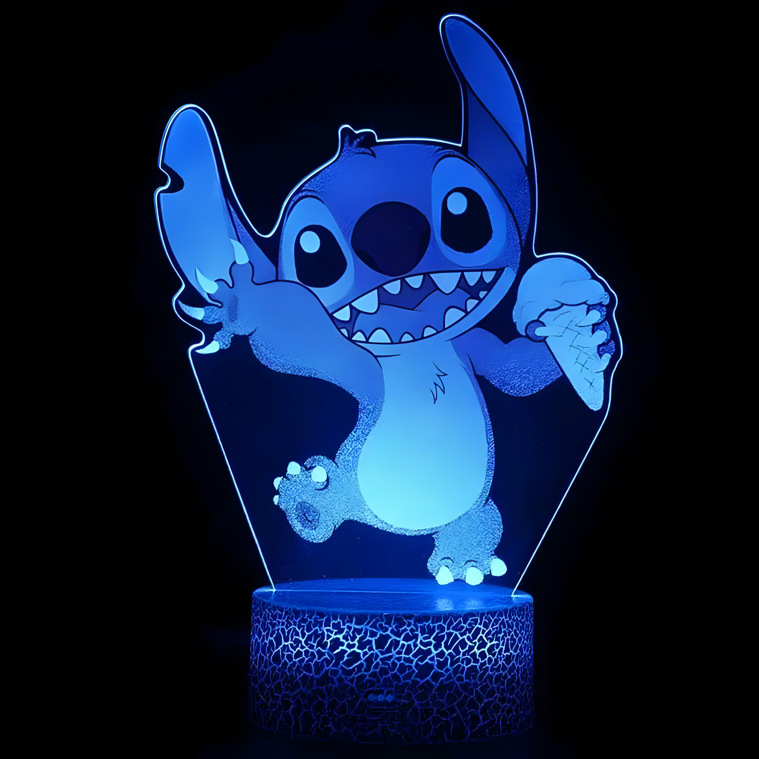 Lampe Stitch en acrylique – Image 3
