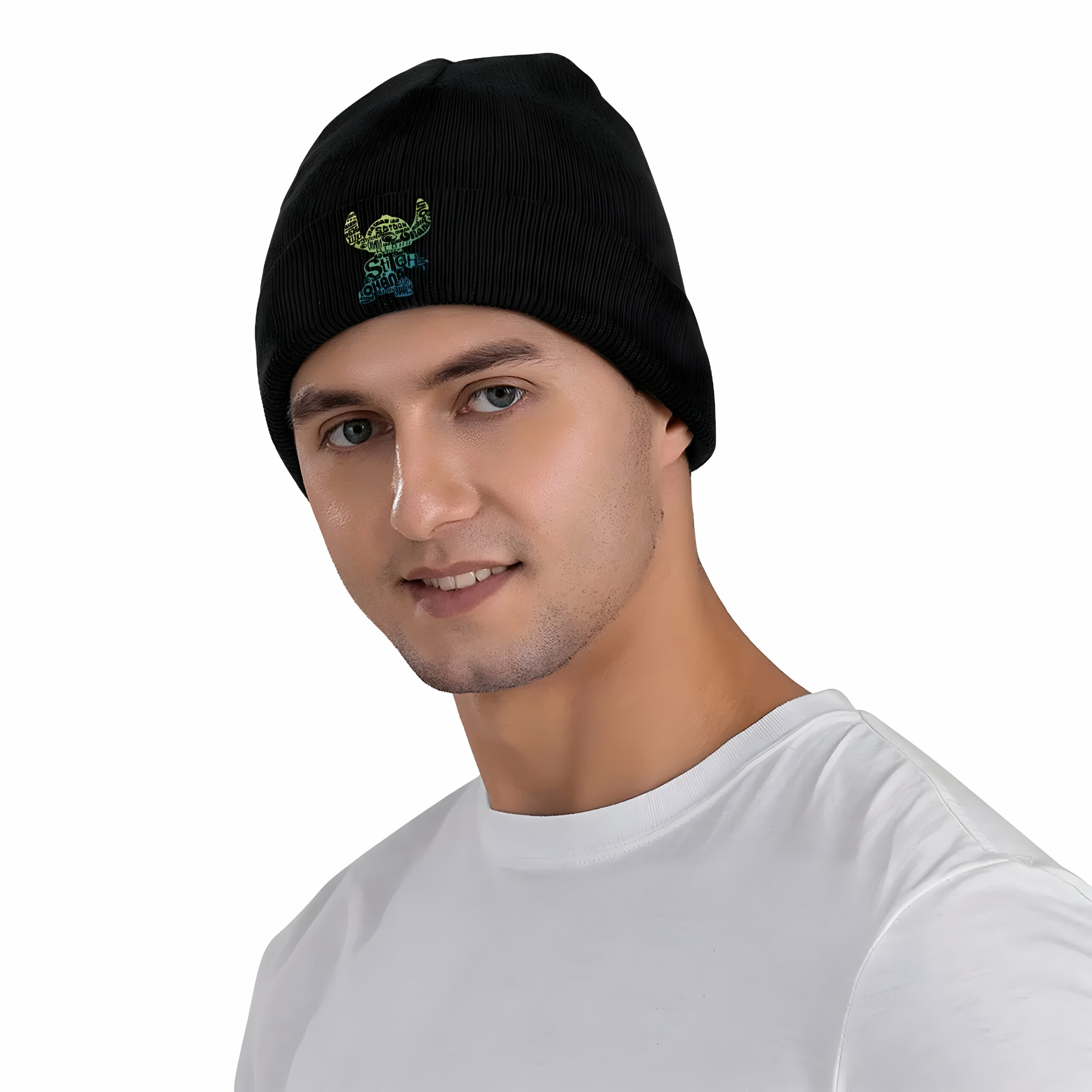 Bonnet homme Stitch en acrylique – Image 2