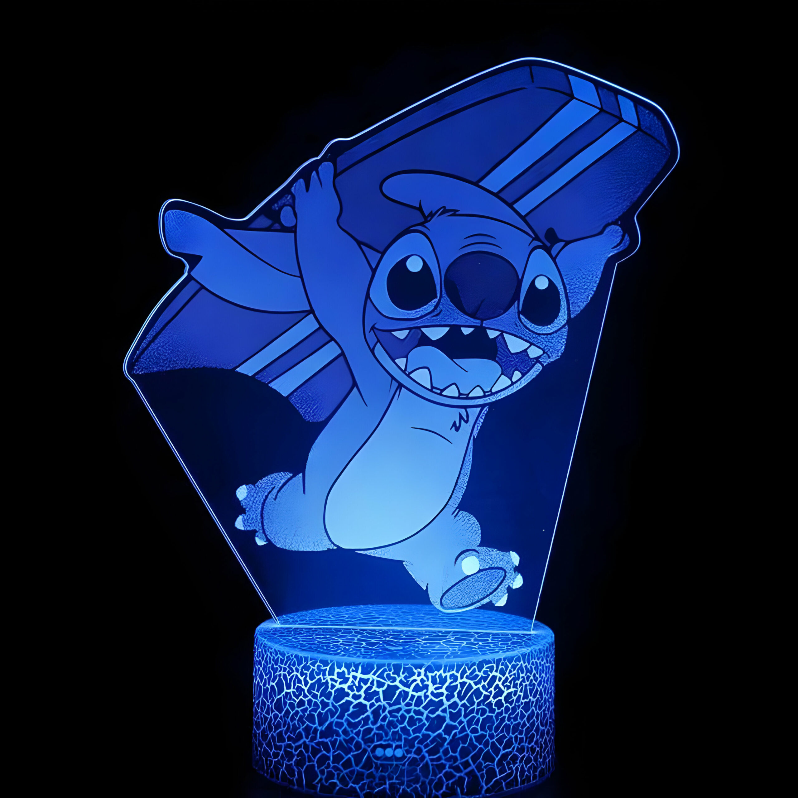 Lampe Stitch en acrylique – Image 2