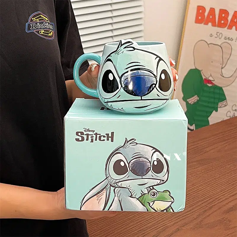 Tasse Stitch en Céramique Tasse Stitch claire grenouille
