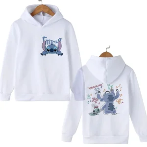 Sweat Blanche Stitch danse en musique pour Enfant
