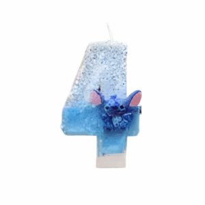 Bougie Stitch chiffre 4