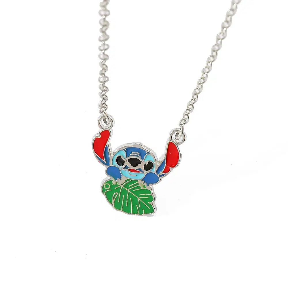 Collier hawaïen Stitch en Alliage de Zinc – Image 5