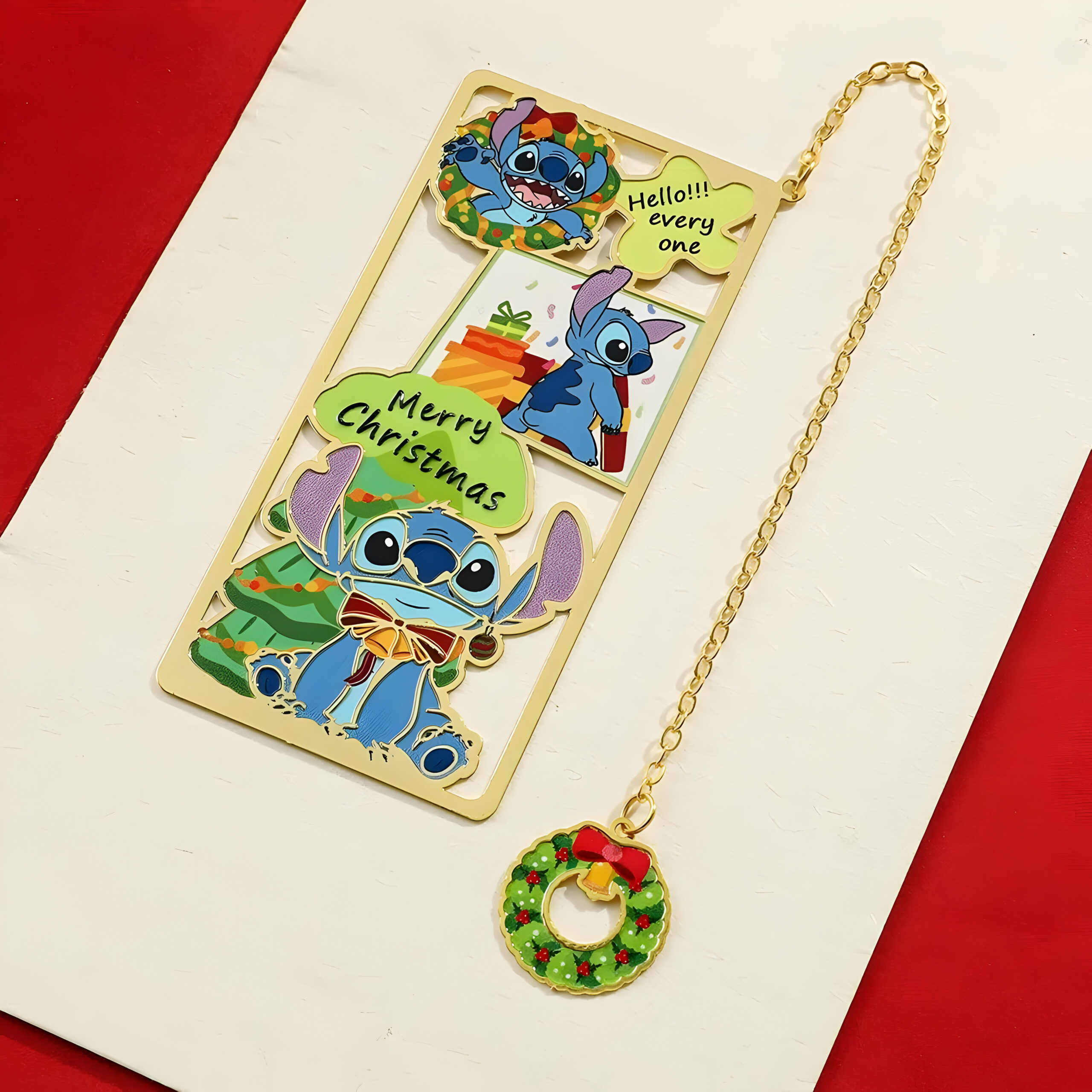 Marque-page Stitch en métal – Image 3
