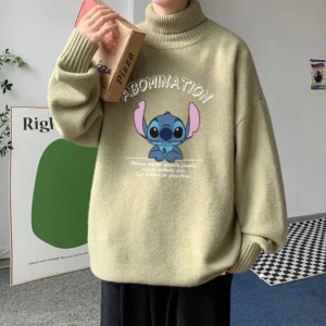 Pull Stitch en Laine Vert