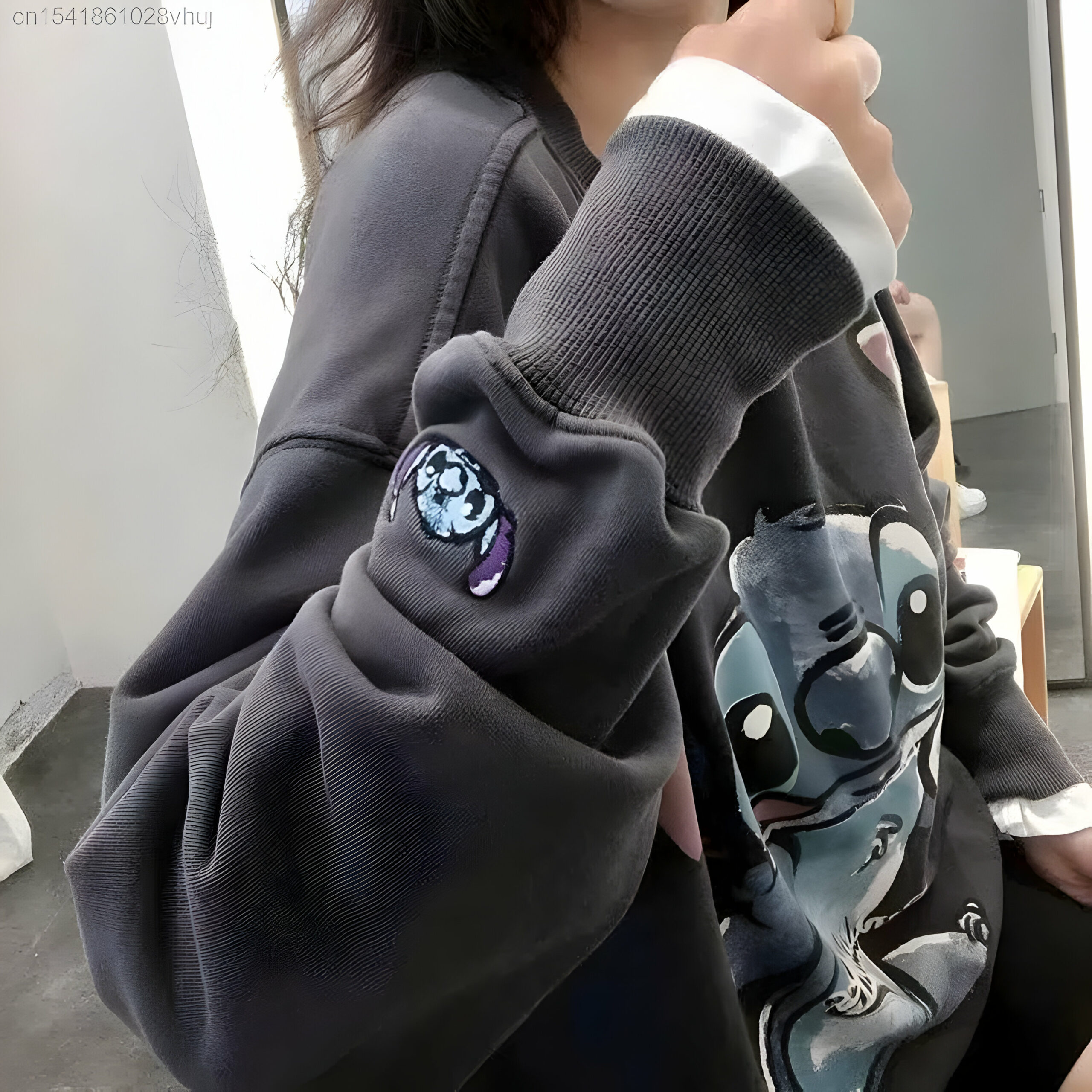 Pull Disney Stitch femme à manches longues en Coton/Polaire – Image 4