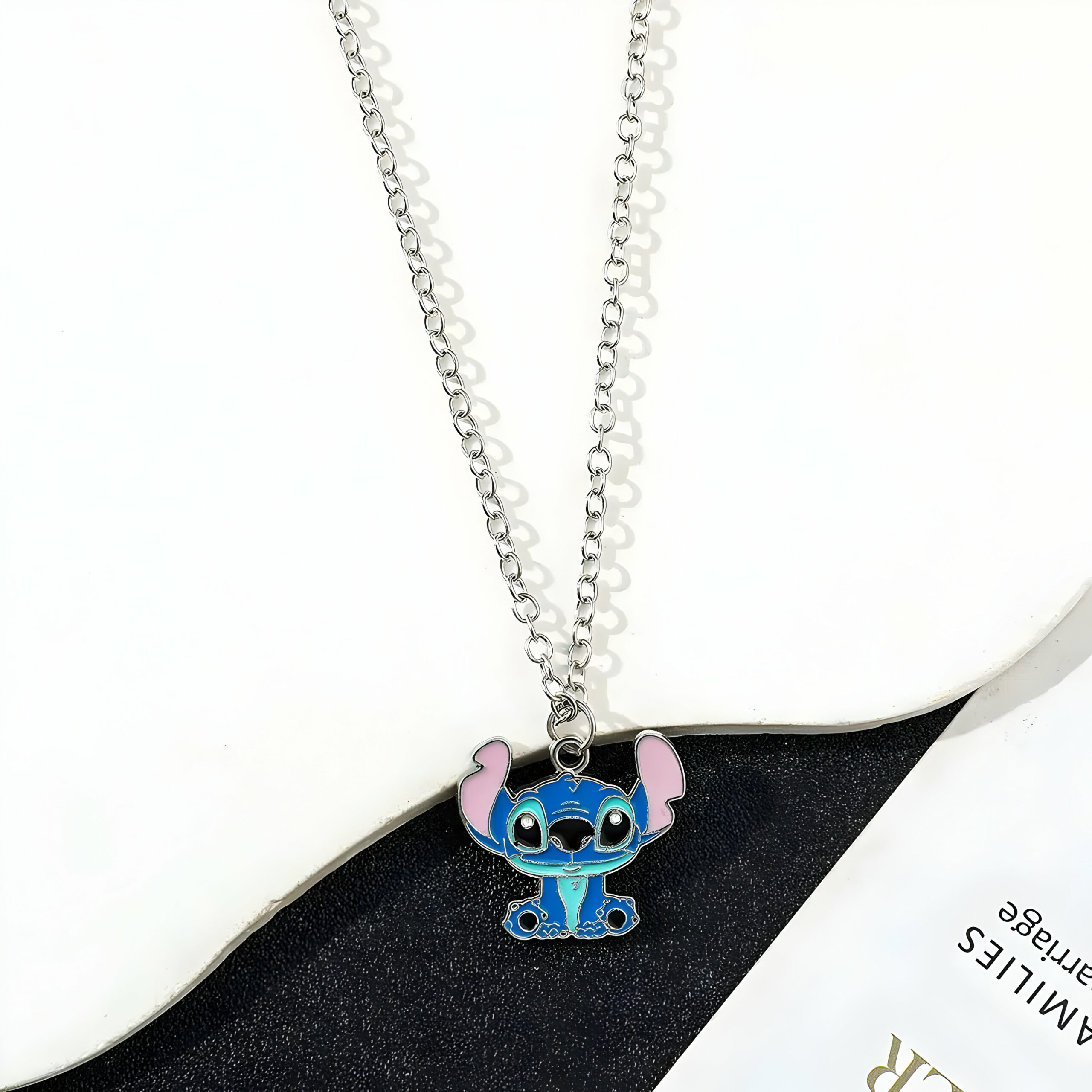Collier Disney Stitch pour fille, chaîne 60cm – Image 3