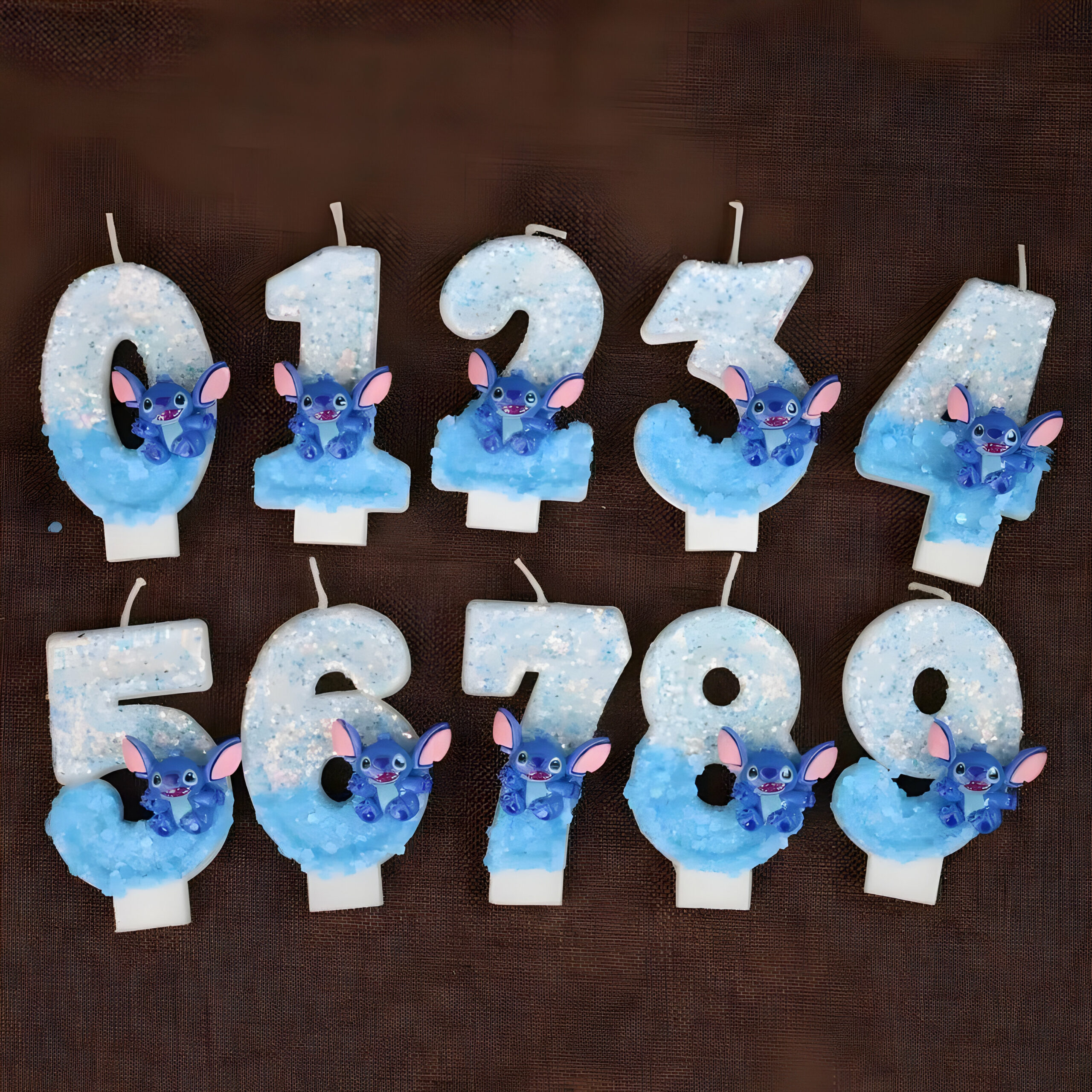 Bougie Stitch chiffre 3 – Image 2