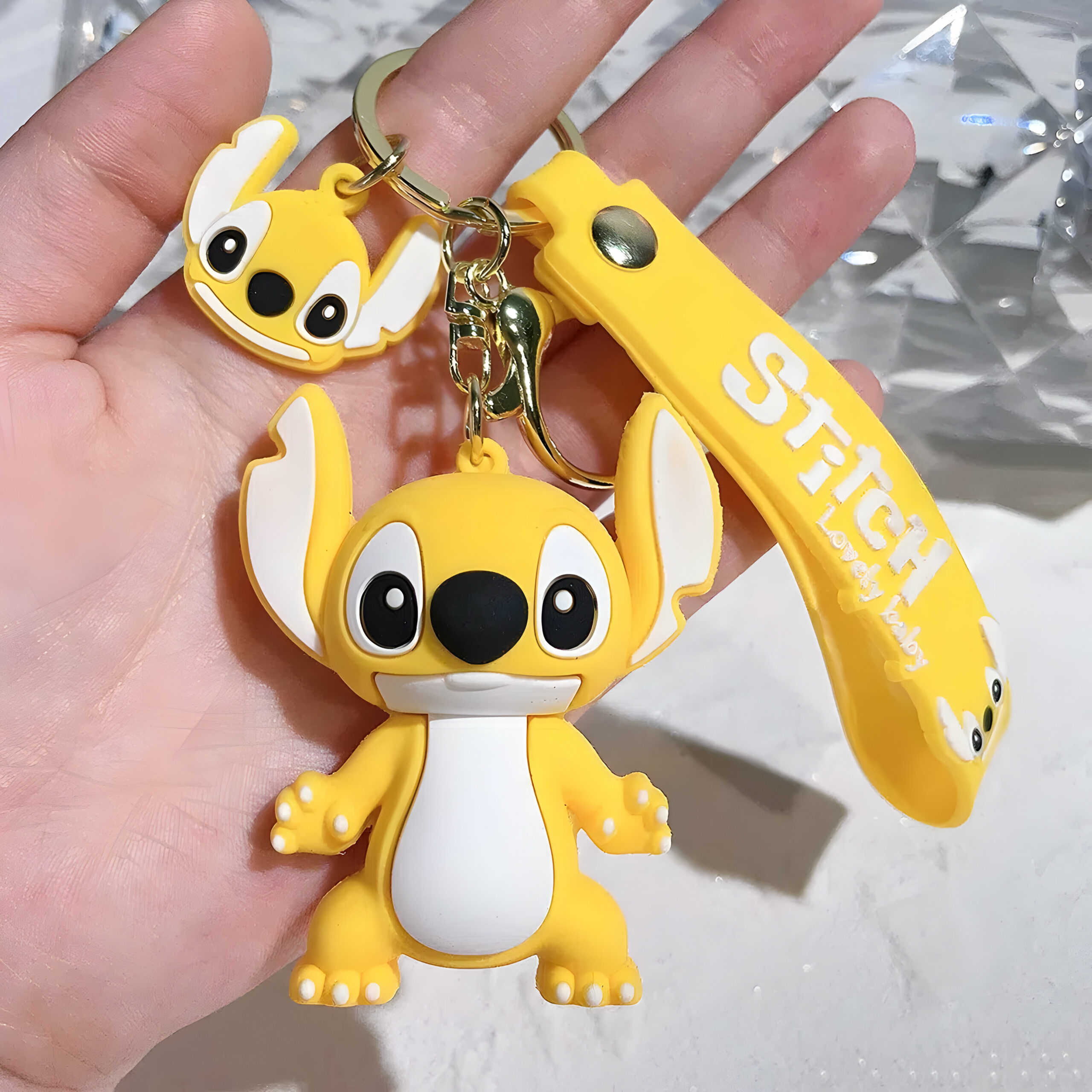 Porte-clés Stitch en plastique modèle coloré – Image 5