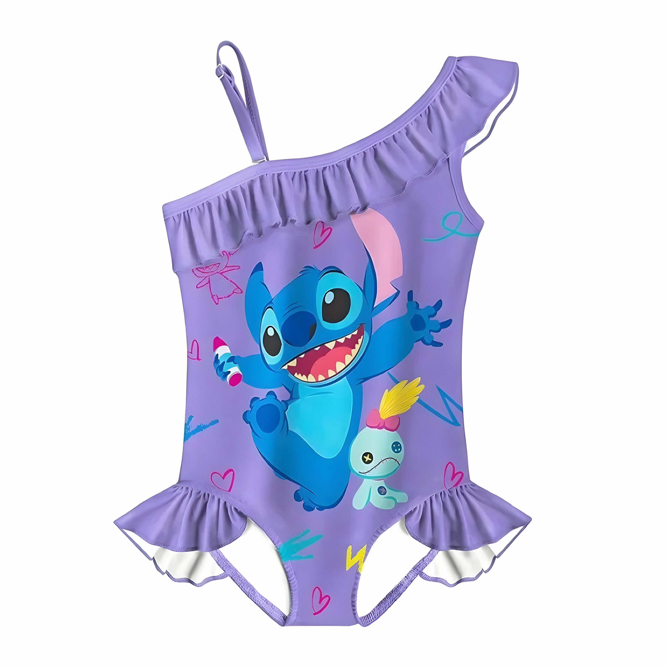 Maillot de bain Stitch 1 pièce, modèle Bleu ou Violet – Image 2