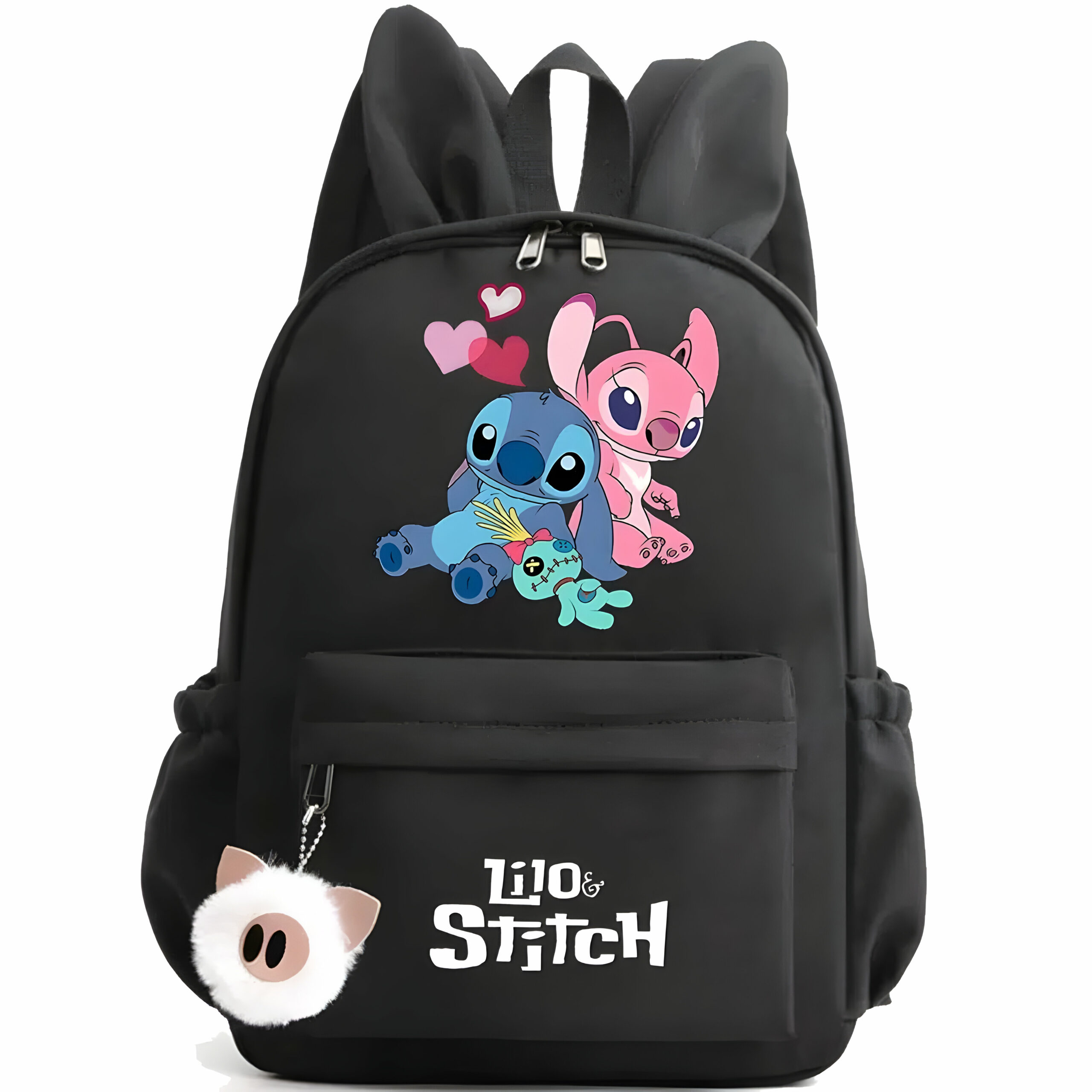 Sac Lilo & Stitch Stitch et Angel en nylon 38x28x11cm – Image 2