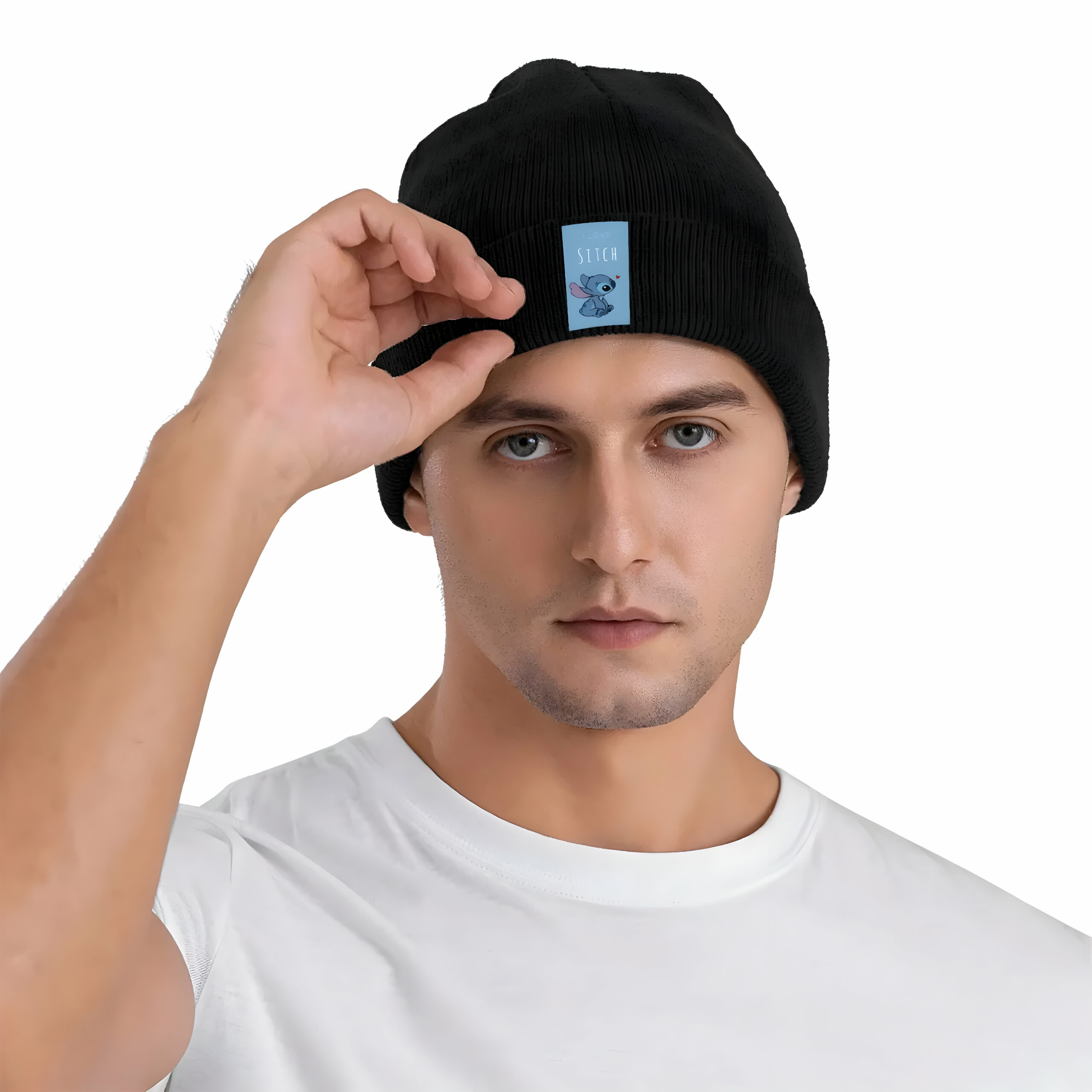Bonnet unisexe Stitch en acrylique 30-40cm – Image 3