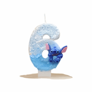 Bougie d'anniversaire Stitch 6 ans