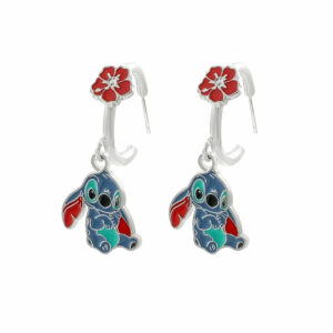 Boucle d'oreille Stitch hawaïen