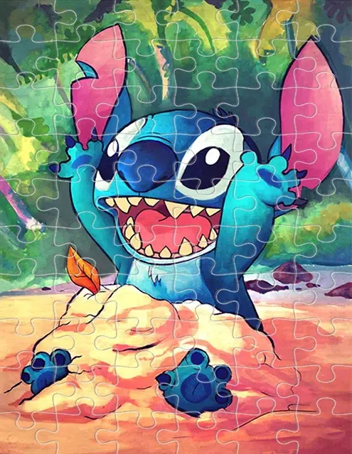 Puzzle éducatif Stitch en bois 1000 pièces – Image 2