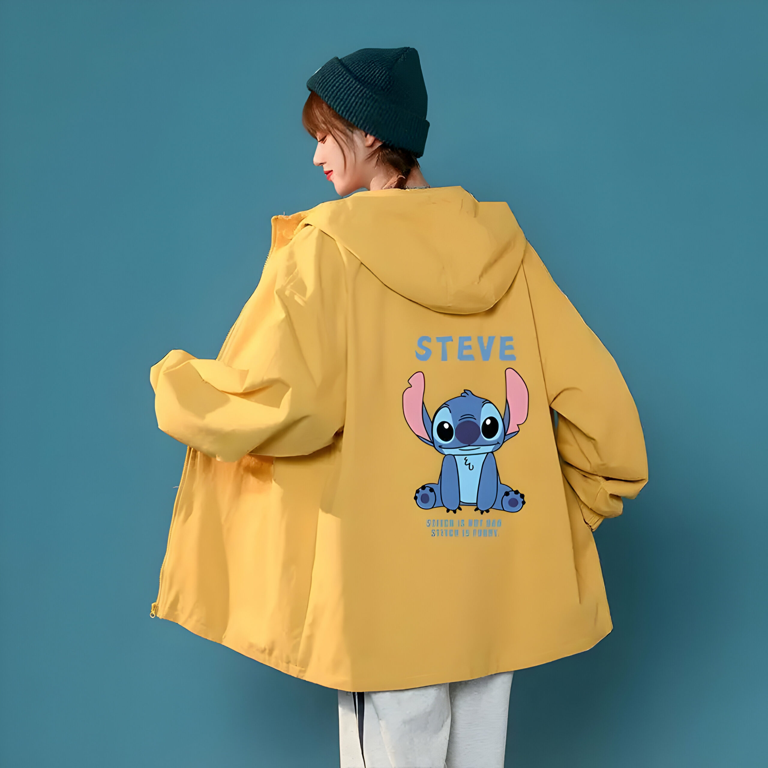 Veste Stitch à capuche en polyester – Image 5