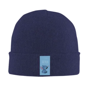 Bonnet Stitch Unisex Bleu Foncé