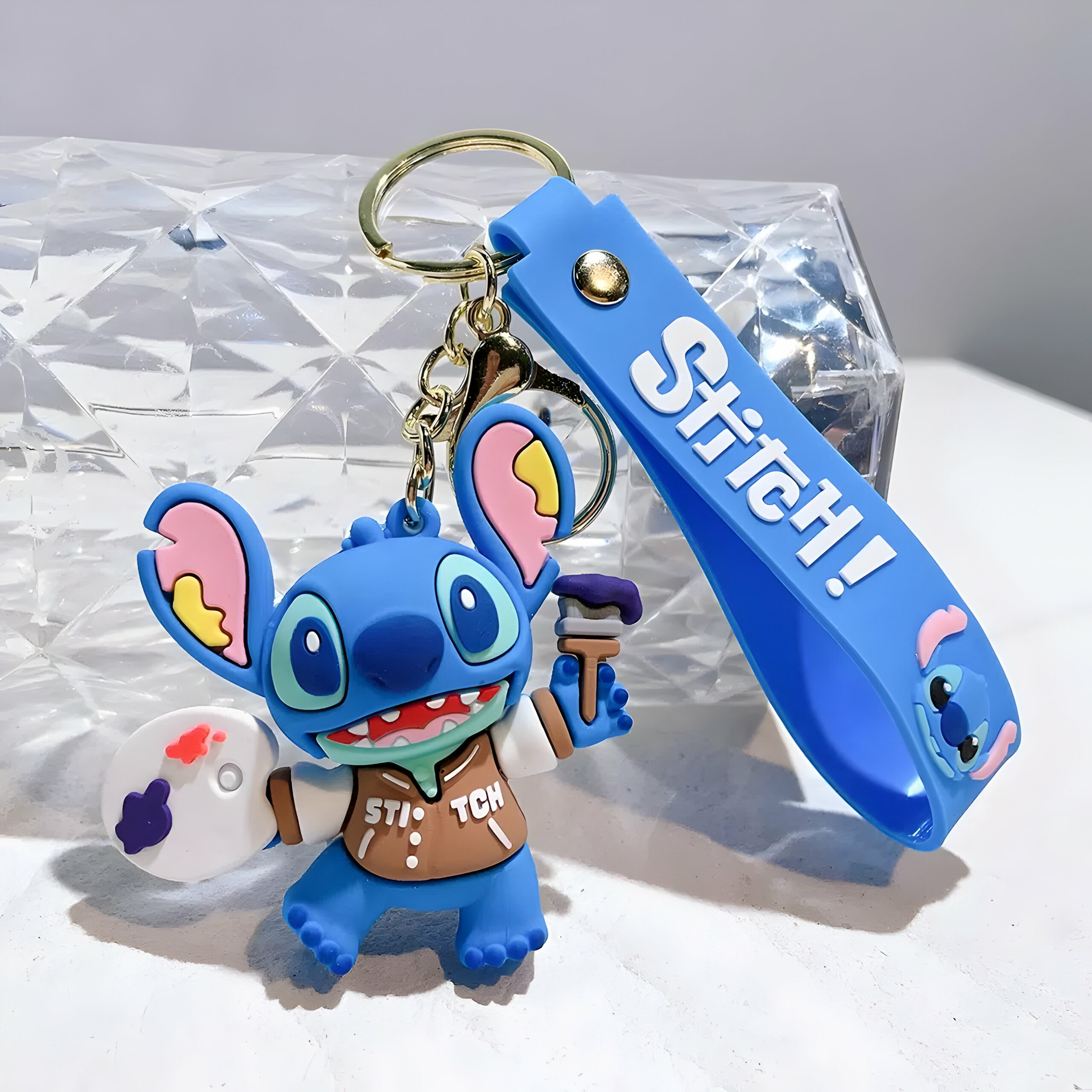 Porte-clé Stitch en plastique – Image 3