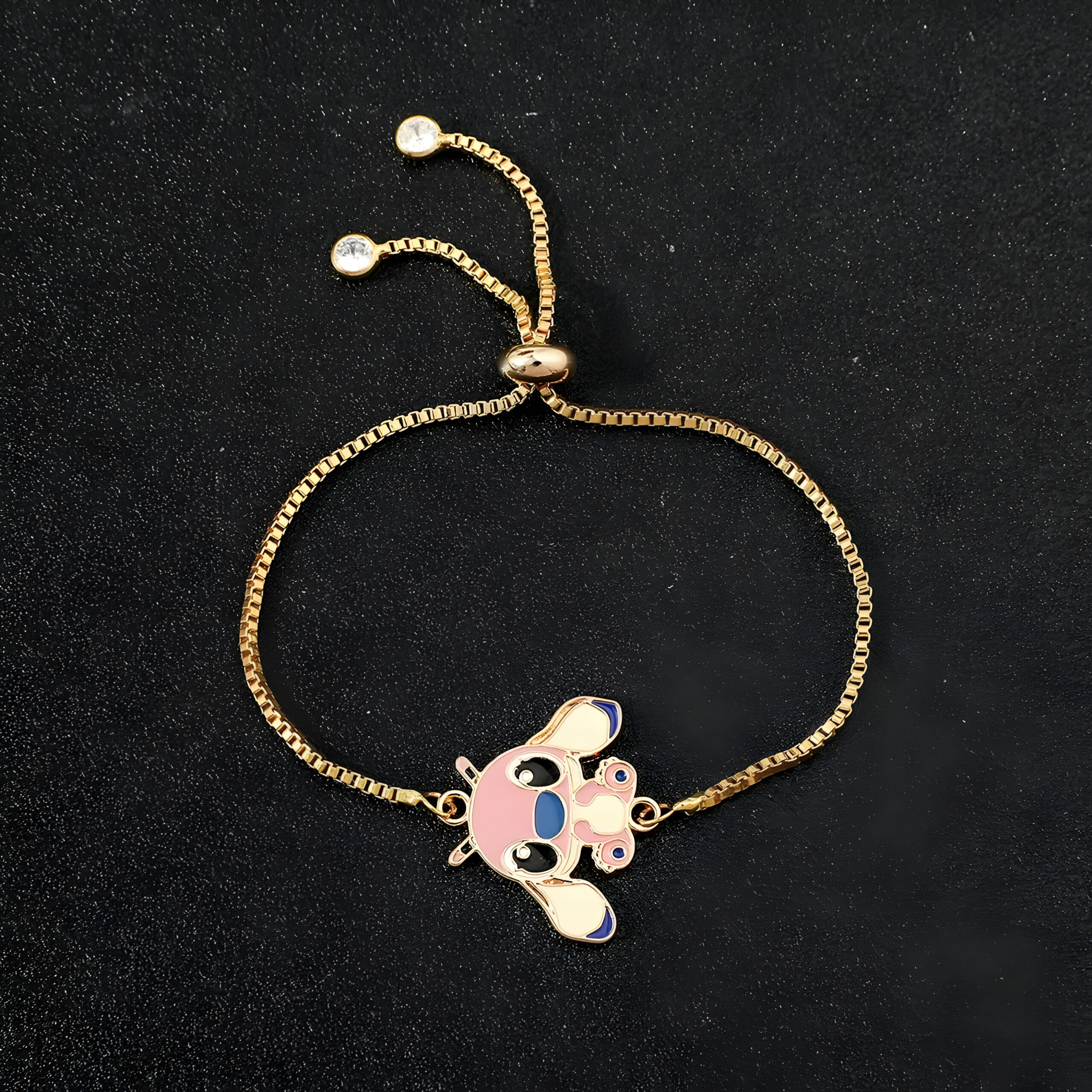 Bracelet Stitch chaîne dorée – Image 5