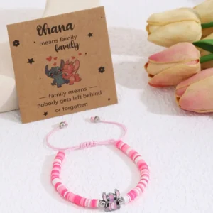Bracelet Stitch et Angel Rose pour Fille