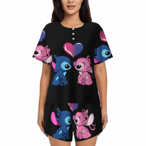 Pyjama d'été Stitch et Angel
