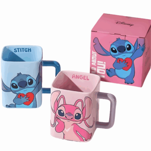 Mug carré Stitch et Angel