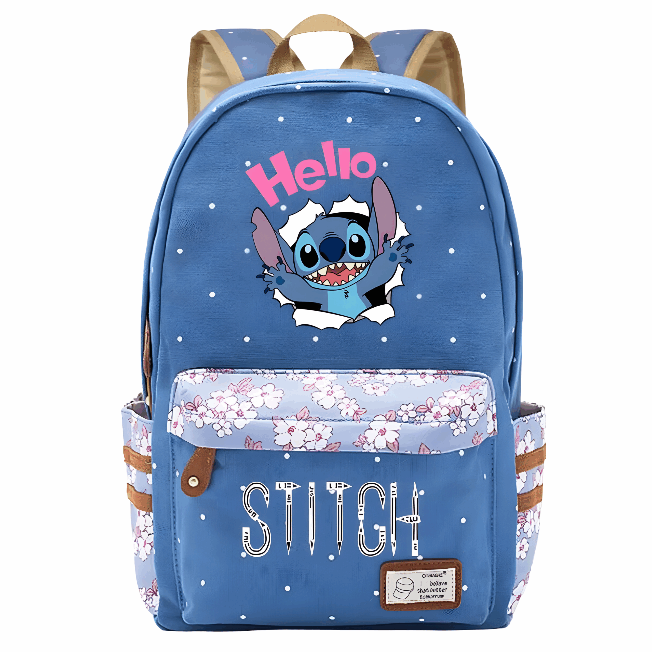 Sac d'école Stitch en nylon