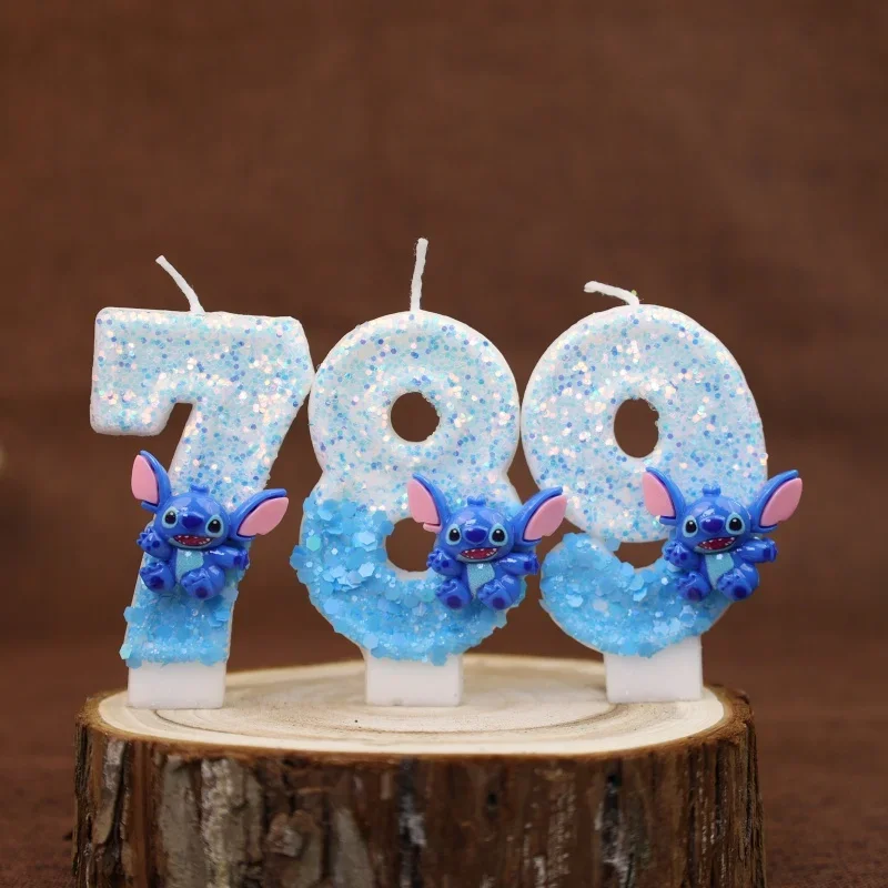 Bougie Stitch chiffre 7 – Image 5