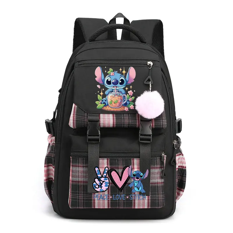 Sac Stitch avec Compartiments Noir